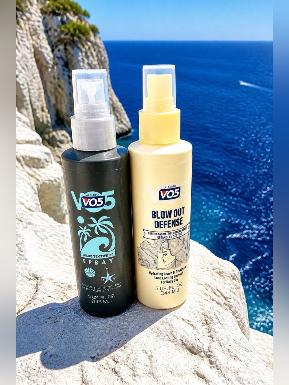 2 VO5 Haircare Products Blow out Defense & Wave Texturing Spray New